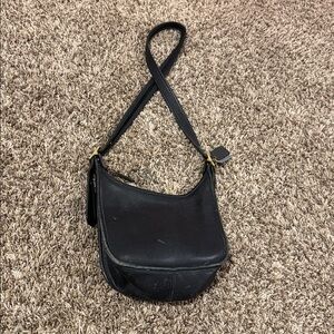 Vintage Coach Black Crossbody Bag